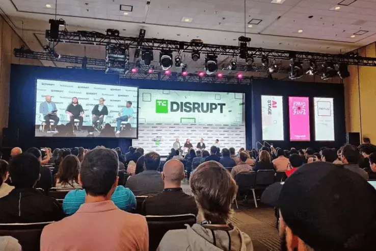 Networking with the best in the business at #TechCrunchDisrupt!